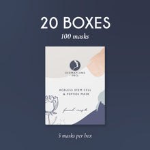 Load image into Gallery viewer, Ageless Stem Cell &amp; Peptide Face Mask Bundle
